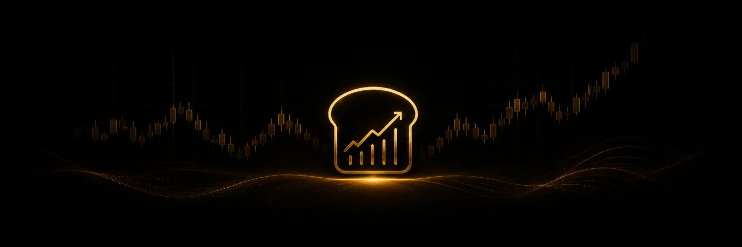 The Bakery X banner: gold toast logo over candlesticks